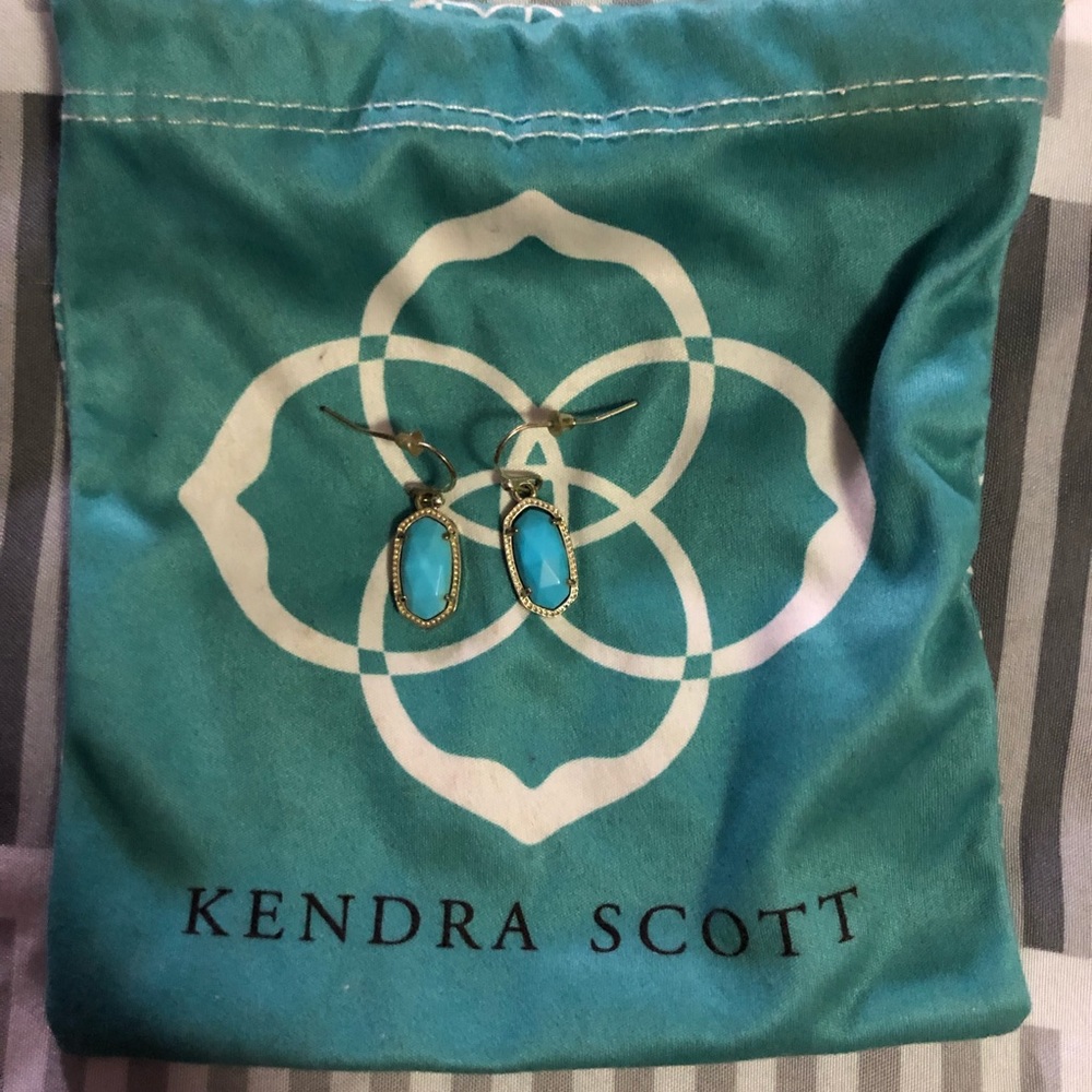 Kendra Scott turquoise earrings